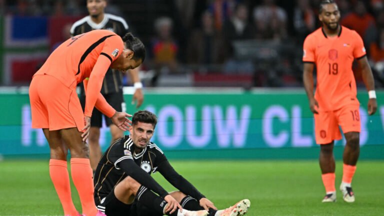 Kai Havertz durante el partido entre Alemania y Países Bajos