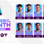 Gráfico de la Premier League con los ocho nominados al jugador del mes de septiembre