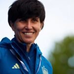Sonia Bermúdez con ropa de entrenamiento de la selección española