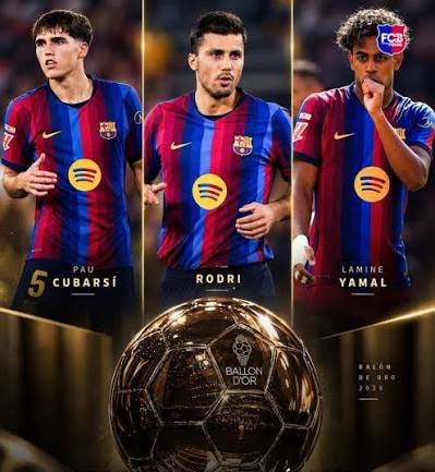 nominados del Barcelona al Balón de Oro