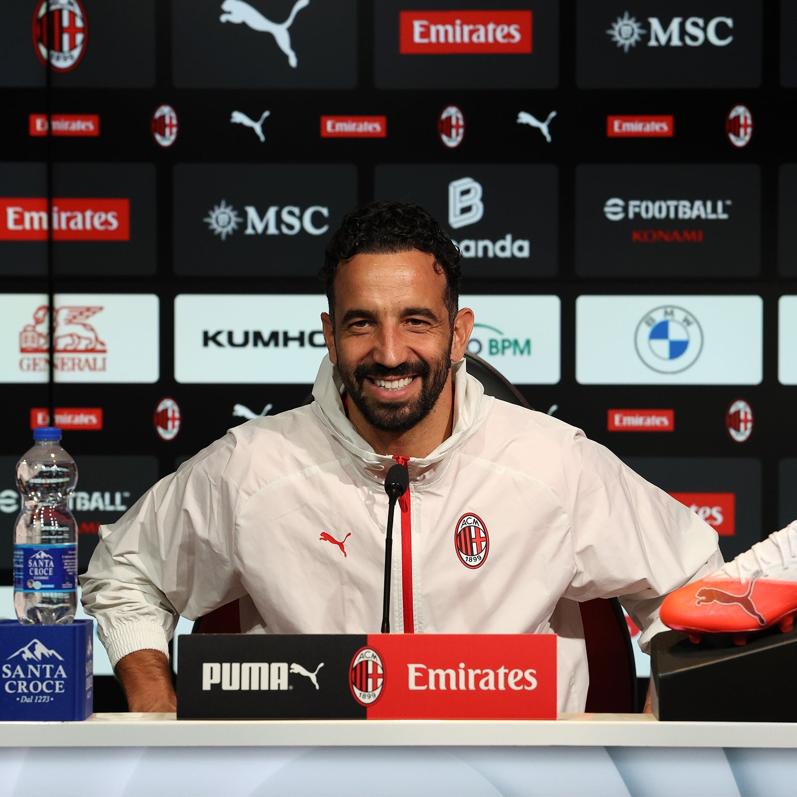 Rúben Amorim en la rueda de prensa previa al Milan-Inter